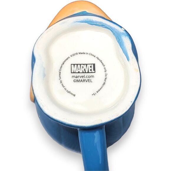 Marvel Captain America Molded Ceramic Mug 6oz Disney 2016 Surreal Ent NIB Small - Picture 6 of 8
